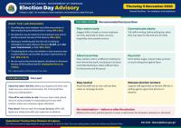 Division of Labour Election Day Advisory 2026