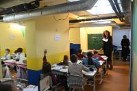 'To the shelter, quickly!' Air raids reshape Kyiv school life