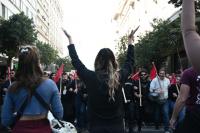 Students and teachers take to the streets as nationwide strikes hit schools and hospitals in Greece