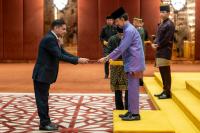 Al-Omoush presents credentials as non-resident ambassador to Brunei