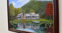 Painting of residence near Knifley among art featured in LWU gallery