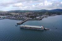 Belgian bridge crosses sea to Northern Ireland
