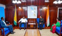 Indian Envoy Presents Credentials To Guyana President, Emphasises Strengthening Ties