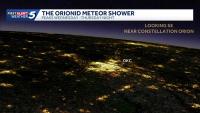 Orionid meteor shower peaks over Oklahoma Wednesday night into Thursday morning