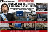 Argentina: water privatization could sink Milei