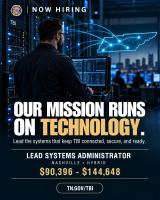 NOW HIRING: TBI Announces Systems Administrator Job Opening – Technology and Innovation Division