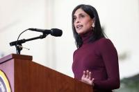 Usha Vance visits Arkansas school to promote childhood literacy