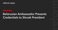Belarusian Ambassador Presents Credentials to Slovak President