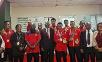 Badminton: Golden Shuttlers receive rousing welcome after five-medal Cairo haul