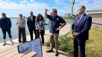 Israeli Delegation Visits Mastic Beach to study the Town of Brookhaven’s  Coastal Restoration Efforts