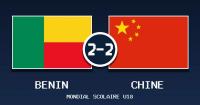 U18 School World Cup: Benin finishes first after 2-2 draw with China