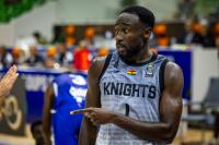 Amotoe shows the Knights how to slow down the determined Nabaya