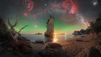 “Radiant green airglow” adds a magical finishing touch to this award-winning astrophotographer’s image of New Zealand at night
