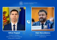 Minister Mihai Popșoi holds talks with Romanian counterpart