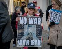‘Stop the war on Iran’: Brooklyn peace activists urge Jeffries to help end conflict