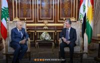 Masrour Barzani Receives Lebanese Culture Minister Ghassan Salame