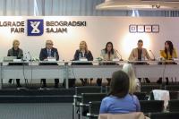 Book fair with about a hundred fewer exhibitors than last year