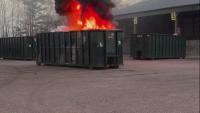 Large fire breaks out at Williston CSWD waste management facility