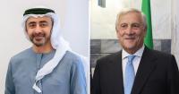 Sheikh Abdullah discusses Middle East security with Italian Foreign Minister