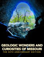 Missouri DNR to release new edition of “Geologic Wonders and Curiosities of Missouri”