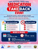 Pender County Residents Encouraged to Participate in Medication Take Back Event Oct. 24