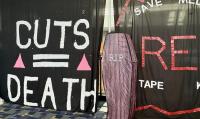 Infectious disease specialists protest HIV funding cuts