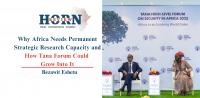 Why Africa Needs Permanent Strategic Research Capacity and How Tana Forum Could Grow into It