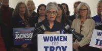 Women for Troy coalition rallies in Augusta, pushes back on attack ads
