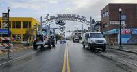 Anchorage Mushing Arch nears completion with time capsule and winter sculptures