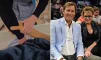 Sarah Palin pleads for prayers for cancer-stricken former NHL star boyfriend Ron Duguay as she shares photos of him in hospital bed