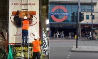 Gail's new bakery in Brixton is targeted in 'anti-Israel protest' as activists put up posters showing bombs strapped to loaves of bread