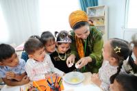 UNICEF and the Ministry of Education held seminars for kindergarten teachers in Mary and Ashgabat