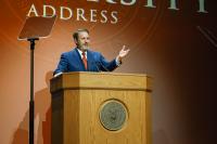 In Annual State of the University Address, President Davis Highlights Position of Strength and Future Plans in Healthcare, Research and Undergraduate Education