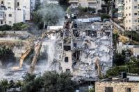 Israel demolishes building housing 35 Palestinians near Qalandia: Jerusalem governorate