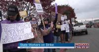 California State Employees on Strike in Eureka over Stalled Negotiations