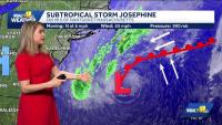 Subtropical Storm Josephine forms off the Maryland coast