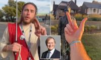 Fury as pro-Palestinian protester films himself spitting on statue honouring murdered MP Sir David Amess