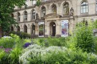 pollinator pathmaker brings buzzing bees back to berlin with foliage-filled artworks