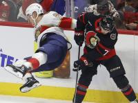 Senators roll to big win as booed Tkachuk scores, Ullmark leaves with injury