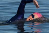 California woman makes history by swimming state's 900-mile length. El Niño added its own challenges