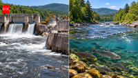 Maine removed two dams from the Penobscot River; a decade of fish surveys found major changes in species composition and increases in migratory fish