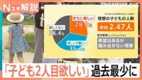 Japanese child-rearing households' birth intent drops below 30% for first time
