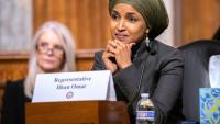 Rep. Ilhan Omar says she will from her Washington, DC, home after federal search