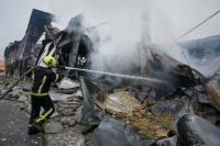 Russia pounds Ukraine’s capital Kyiv with missiles and drones, hours after agreeing to peace talks