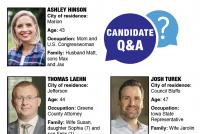 Iowa’s U.S. Senate race draws three candidates