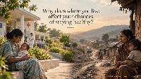 Why does where you live affect your health in India?