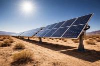 Solar parks could more than double soil carbon in desert environments, study finds