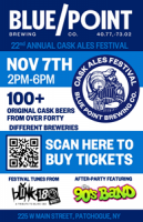 Blue Point Brewing Co.’s Legendary Cask Ales Festival Returns to Patchogue with 100+ Limited-Release Brews
