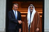 Mitsotakis meets Abu Dhabi crown prince in Athens: ‘Our countries can work together as pillars of stability’