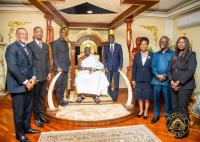 Gambia’s Chief Justice pays courtesy call on Asantehene